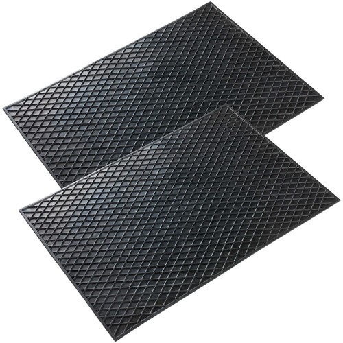 Piece black rubber - 2-piece,