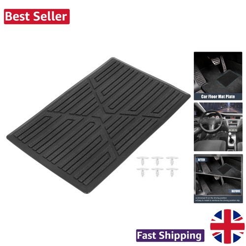 Classic black rubber car floor - black,